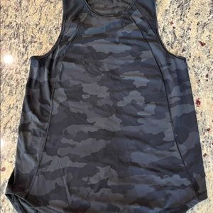Lululemon Black/Formation Camo Deep Coal Multi Sculpt ll Tank Size 4